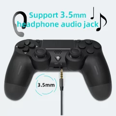 Imagem do Controle Joystick com Interface Bluetooth, Som e LED para PS4 & PC