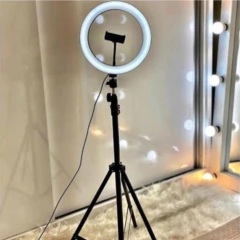 Ring Light Iluminador 10 Polegadas Com Tripé De 2.10 Metro - tienda online