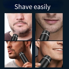 New Mini Electric Shaver Long-Lasting Battery Life Portable Car Rechargeable Razor Travel Car Mini Shaver - buy online