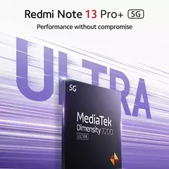 Xiaomi-Redmi Note 13 Pro Plus, 5G, Versão Global, Dimensão MediaTek, 7200-Ultr