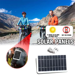 Portable Solar Panel 5V 2W Solar Plate with USB Safe Charge Stabilize Battery Charger for Power Bank Phone Outdoor Camping Home on internet