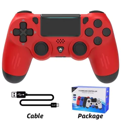 Controle Joystick com Interface Bluetooth, Som e LED para PS4 & PC