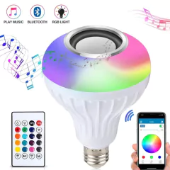 Image of Bluetooth Music Remote Control Bulb Led Music Bulb RGB Colorful Remote Control Music Bulb Lamp