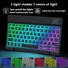 Image of EMTRA Backlit Backlight Bluetooth Keyboard Mouse For IOS Android Windows For iPad Portuguese keyboard Spanish keyboard and Mouse