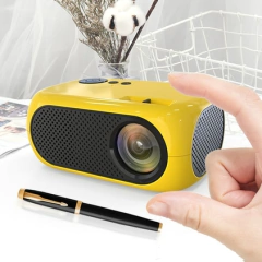 Image of Salange M24 Mini Projector LED Portable Beamer Compatible with HDMI USB 640*480P Support 1080P Video Projetor Kids Gift