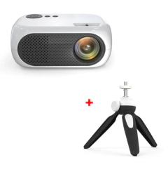 Salange M24 Mini Projector LED Portable Beamer Compatible with HDMI USB 640*480P Support 1080P Video Projetor Kids Gift