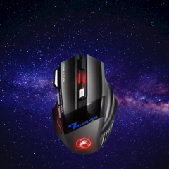 Image of Mouse Gamer Jogos Laser 3600dpi Usb Com Fio Led 7 Botões Iluminado