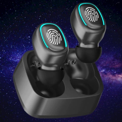 Wireless Bluetooth Headset Touch Light Mini High Quality Earplugs Anti-Sweat HD Sound Quality Stereo Universal Headset
