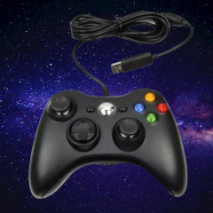 Controle De Xbox 360 Com Fio PC/ Fat E Pc Joystick Jogo gamepad Barato Promoção