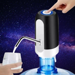 Bomba Elétrica Universal para Galão de Água com Carregamento USB
