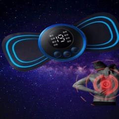 Mini Portable EMS Electric Neck Stimulation Massager For Cervical Muscle Pain Relief