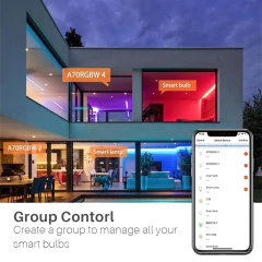 Lâmpada Inteligente com Incríveis 15W WiFi, Compatível com Android, IOS, Alexa e Google Home. - loja online