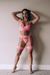 CONJUNTO TODA SUA DE CROPPED RENDADO SEM BOJO ROSA PANTERA na internet