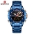 Relógios originais de luxo NAVIFORCE para homens, cronógrafo digital, moda esp - Sofishopp 