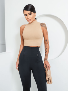 Calça Duda Montaria com 2 zippers - comprar online