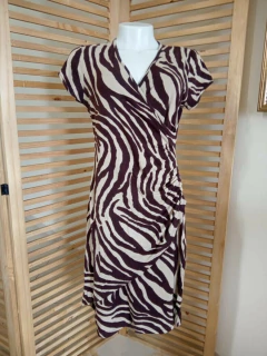 Vestido midi Cortelle animal print tamanho M - comprar online