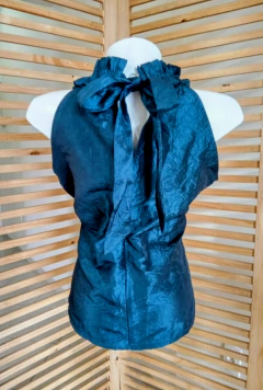 Blusa verde metalizado tamanho M - Xodozinhos da Kari