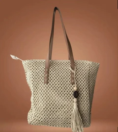 Bolsa de palha sintética retangular Helena - comprar online
