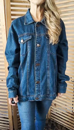 Imagem do Jaqueta jeans customizada Coca Cola tamanho G