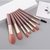 Conjunto De Pincéis De Maquiagem Com Estojo Transparente -Kit 8 Peças - loja online