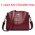 Bolsa de couro bordada para mulheres, bolsa de ombro, pequena crossbody - Garimpei Shop