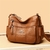 Bolsa de couro da marca genuína - de luxo - designer elegante de ombro - loja online