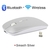 Mouse recarregável sem fio - bluetooth computador ergonômico mini usb - comprar online