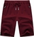 Shorts masculinas curtas de cordão - algodão - ajuste fino - esportivos elástico na internet