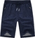 Shorts masculinas curtas de cordão - algodão - ajuste fino - esportivos elástico - comprar online