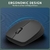 Rapoo M100G Multi-Dispositivo Bluetooth Mouse sem fio 1300 DPI Silencioso 3 Botões - loja online