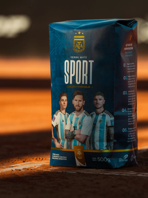 Yerba Mate Sport Homenaje Afa Licencia Oficial 500gr X10un