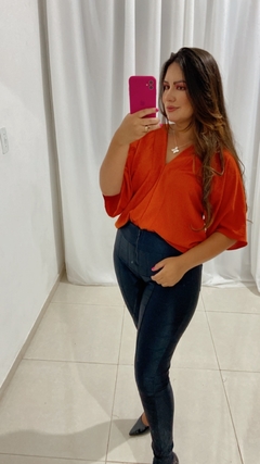 Blusa meia manga
