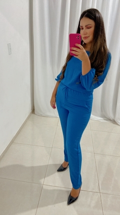 Conjunto Crepe Duna - azul