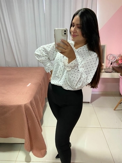 Blusa Manga longa Poa - comprar online