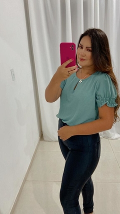 Blusa manguinha detalhes