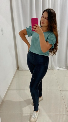 Blusa manguinha detalhes - comprar online