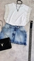 musculosa mangas lentejuelas