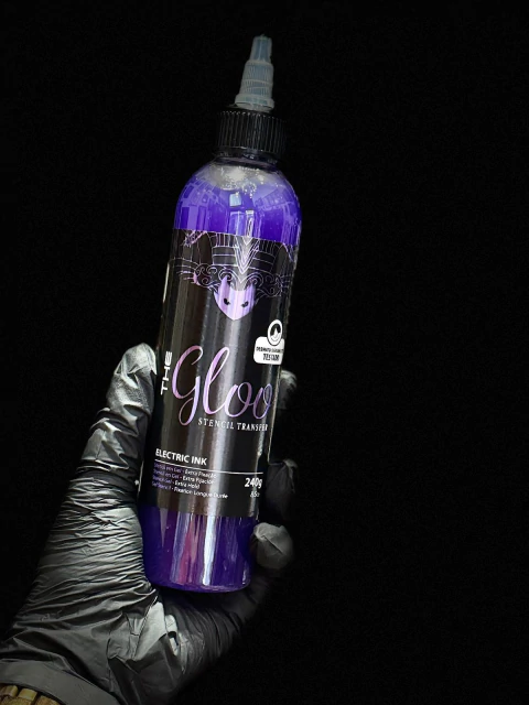 Stencil Transfer The Gloo 240ml - Electric Ink