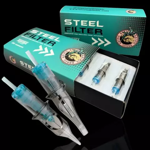 Cartucho Steel Filter Artpig - Caixa com 20 Unidades