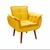 poltrona decorativa alpha