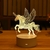 Lâmpada 3D Acrílico Note Board USB LED Night Light Calendário Nightlights Dec - loja online