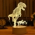 Imagem do Lâmpada 3D Acrílico Note Board USB LED Night Light Calendário Nightlights Dec