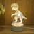 Lâmpada 3D Acrílico Note Board USB LED Night Light Calendário Nightlights Dec - loja online