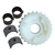 Kit Coroa Nylon Z25 Buchas Do Eixo Do Motor Kdz Garen Seg coroa 25 dentes