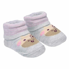 KIT MEIA C/2 PARES RN FEM CINZA VACA/LHAMA na internet