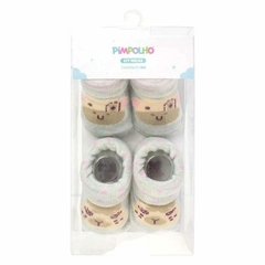 KIT MEIA C/2 PARES RN FEM CINZA VACA/LHAMA