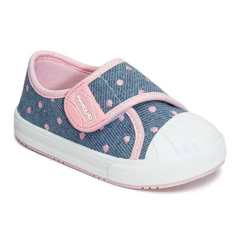 TENIS FEM JEANS C/ROSA