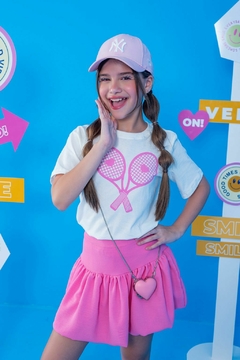 CONJUNTO FEMININO RAQUETE BALONE - Formiguinha Kids Moda Infantil