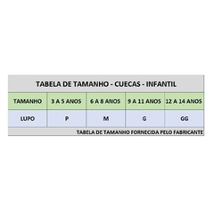CUECA BOXER LUPO KIDS MICROFIBRA SEM COSTURA - comprar online