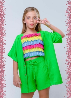 CONJUNTO KIMONO COLORE BARBIE na internet
